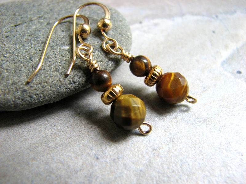 Enhance Your Aura of Confidence with Tiger Eye Earrings